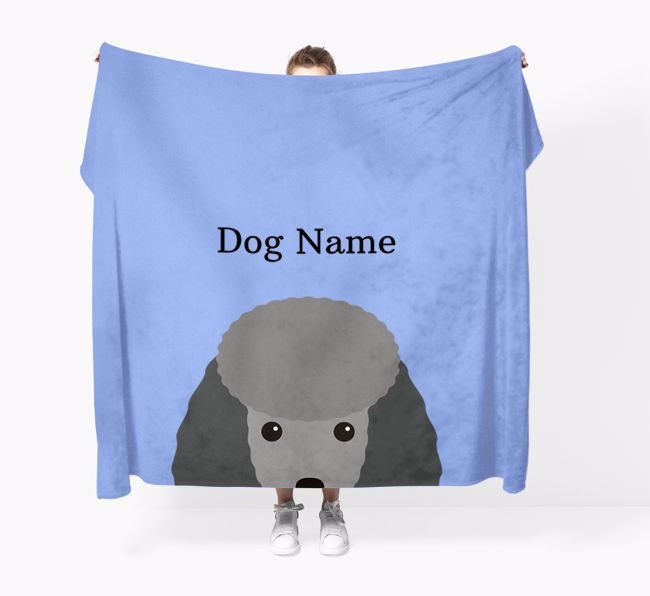 'Peeking Icon' - Personalised {breedFullName} Blanket